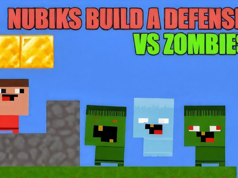Permainan Nubiks Membangun Pertahanan Vs Zombi  secara online