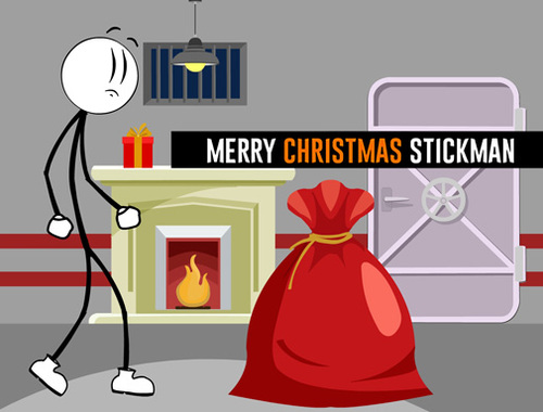 Permainan Selamat Natal Manusia Tongkat  secara online