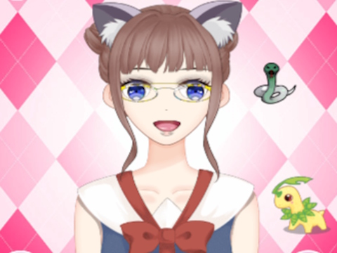 Permainan Gadis Anime Lucu Berdandan  secara online