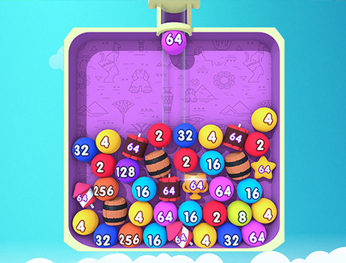 Permainan Penggabungan Gelembung 2048  secara online