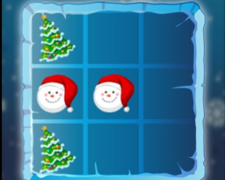 Permainan Natal Tic Tac Toe  secara online