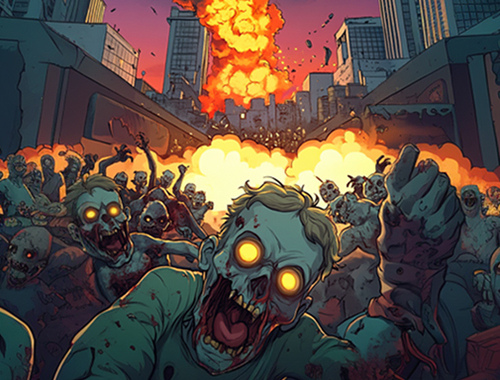 Permainan Pengepungan Zombi. io  secara online