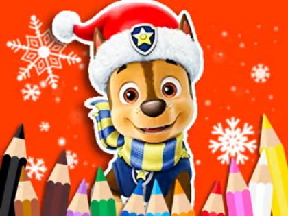 Permainan Buku mewarnai: PAW Patrol Christmas  secara online