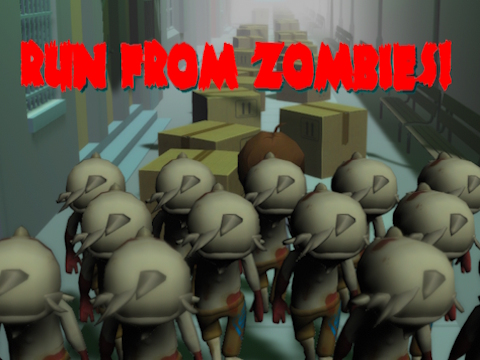 Permainan Lari dari zombie!  secara online