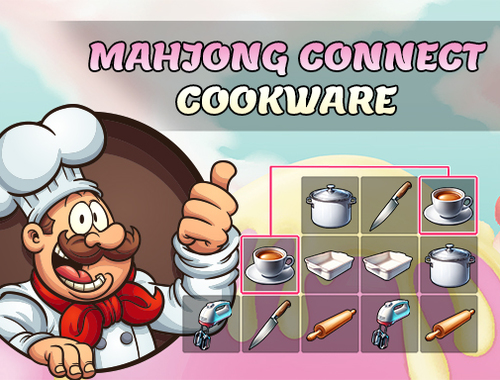 Permainan Mahjong menghubungkan peralatan masak  secara online