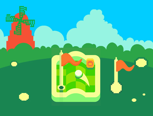 Permainan Pixel Mini Golf secara online