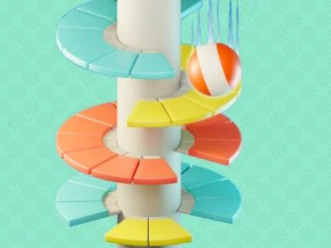 Permainan Helix Jump secara online
