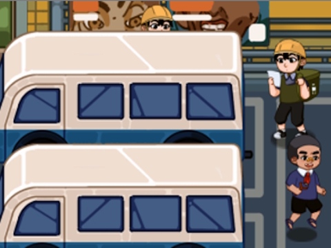 Permainan Kemacetan bus puzzle mart  secara online