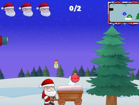 Permainan Santa keajaiban dekorasi pohon  secara online