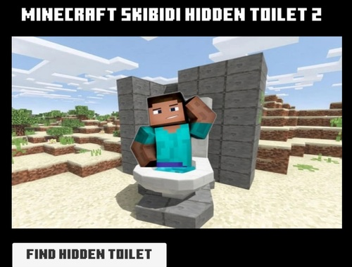Permainan Minicraft skibidi toilet tersembunyi 2  secara online