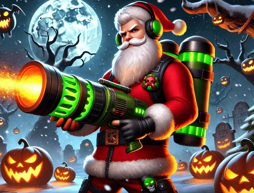 Permainan Santa vs Monster  secara online