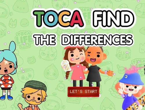 Permainan TOCA Temukan Perbedaannya  secara online