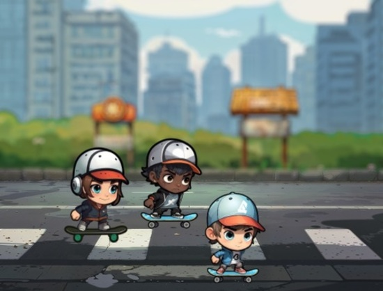 Permainan Pencarian skater  secara online