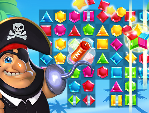 Permainan Pirates cocok dengan harta yang hilang  secara online