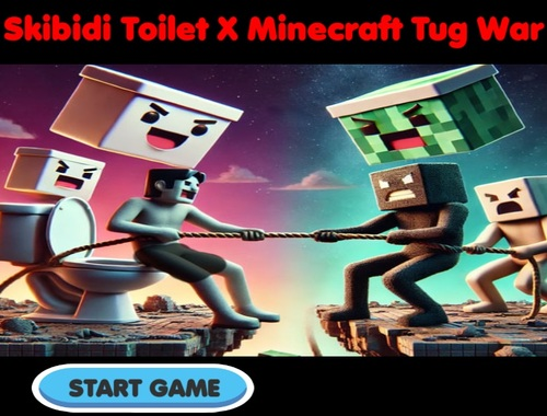 Permainan Toilet Skibidi X Minecraft Tug War  secara online