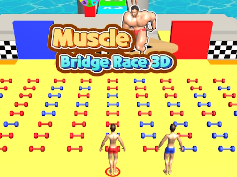Permainan Ras Jembatan Muscle 3D  secara online