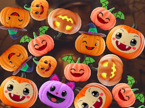Permainan Gabungkan Labu: Halloween!  secara online