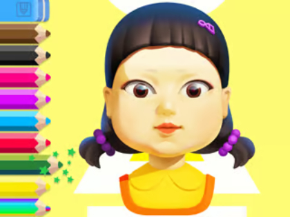 Permainan Buku mewarnai: boneka permainan cumi -cumi  secara online