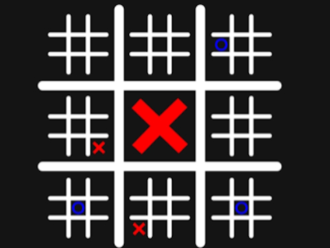 Permainan Ultimate Noughts and Crosses secara online