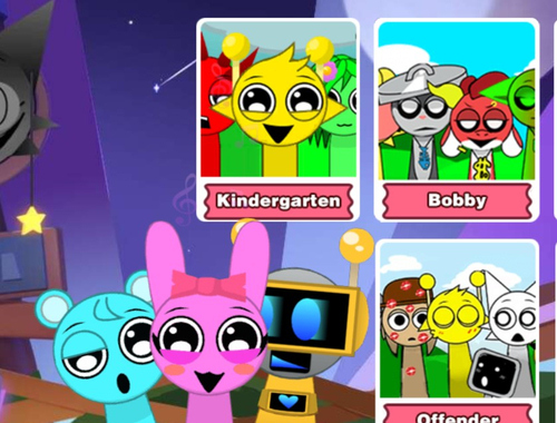 Permainan Incredibox Party Frozen Sprunki Beat secara online