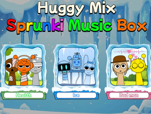Permainan Kotak Musik Huggy Mix Sprunki  secara online