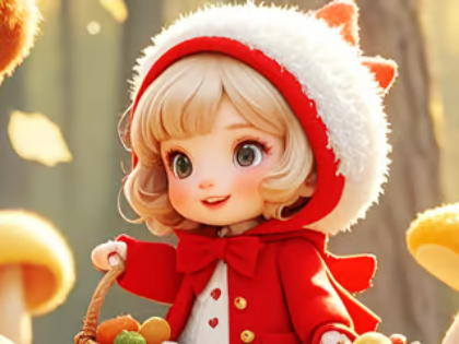 Permainan Puzzle Jigsaw: Little Red Riding Hood  secara online