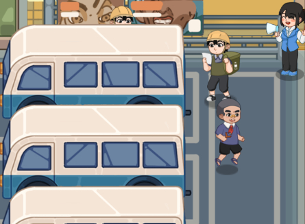 Permainan Kemacetan bus puzzle mart  secara online