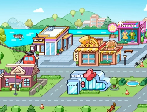 Permainan Avatar World Dream City secara online