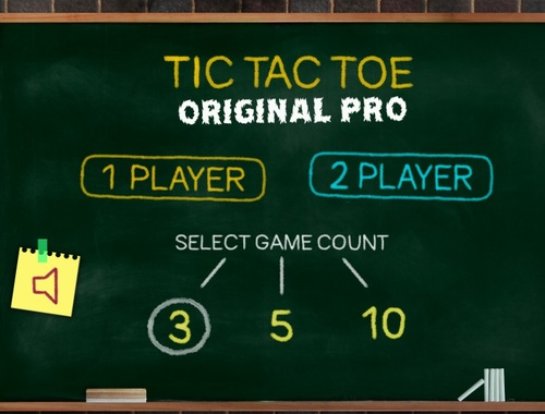 Permainan Tic tac toe asli pro  secara online