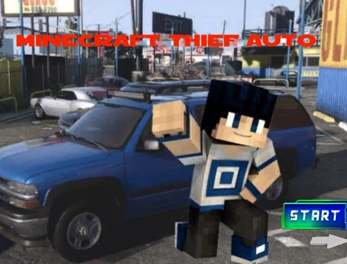 Permainan Minecraft Thief Auto secara online