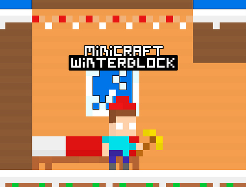 Permainan Minicraft Winterblock secara online