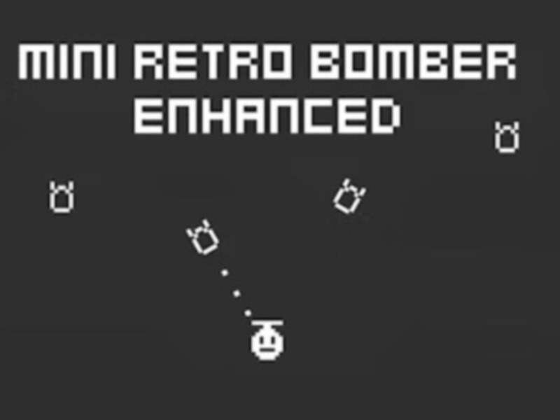 Permainan Bomber retro mini ditingkatkan  secara online