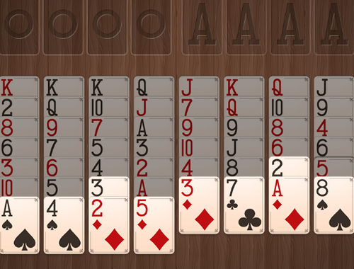 Permainan Freecell Solitaire Gratis  secara online