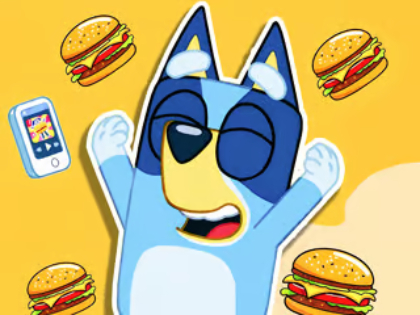 Permainan Puzzle Jigsaw: Burger Dog Bluey  secara online