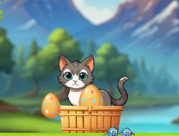 Permainan Petualangan Kitty Lapar  secara online