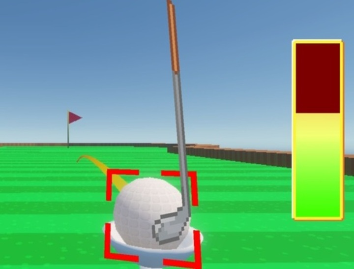 Permainan Super mega power golf 3D  secara online