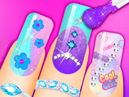 Permainan Buku mewarnai: Nail Art  secara online