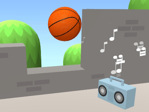 Permainan Bouncing Dunk Basketball  secara online