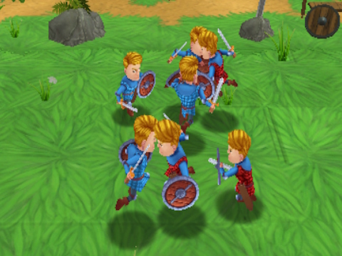 Permainan Kingdom Battle Fortnight 3D  secara online