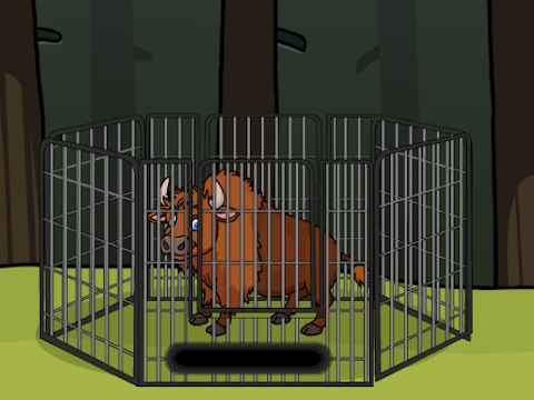 Permainan Menyelamatkan bison dari kandang  secara online
