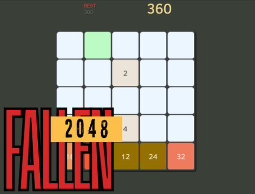 Permainan Jatuh 2048  secara online