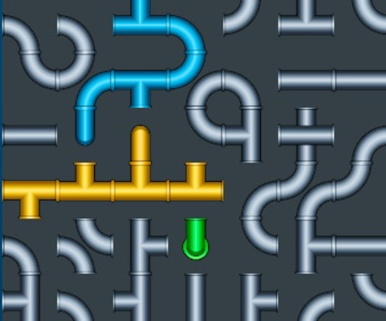 Permainan Hubungkan Pipa Puzzle Air  secara online