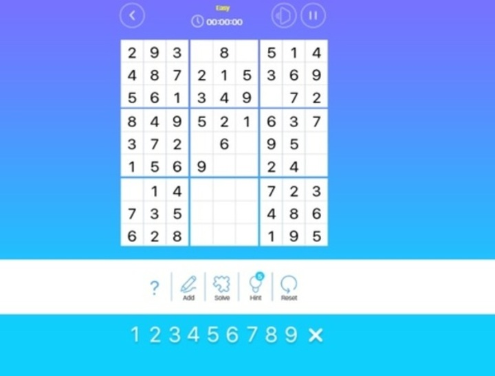 Permainan Master Sudoku  secara online