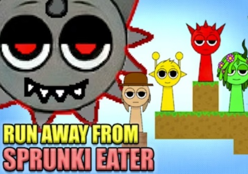 Permainan Lari dari Sprunki Eater  secara online