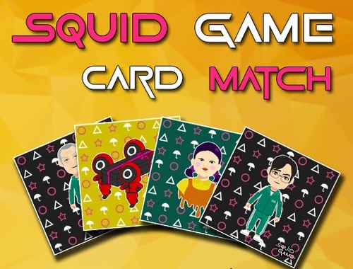Permainan Pencocokan Kartu Memori Squid Game  secara online