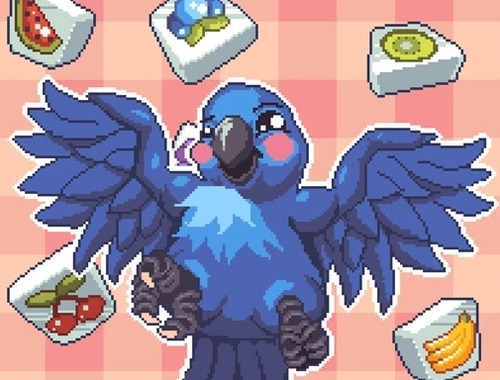 Permainan Beri makan burung beo  secara online