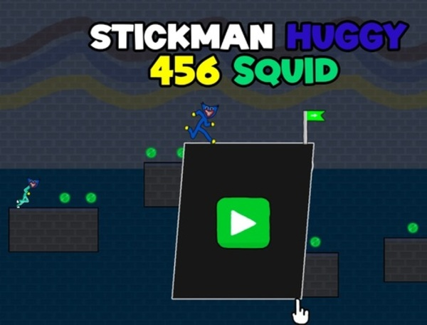 Permainan Stickman Huggy 456 Squid  secara online