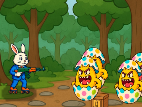 Permainan Monster telur Paskah  secara online