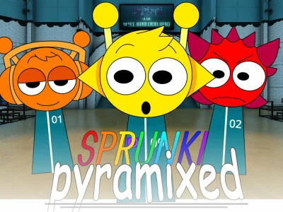 Permainan Sprunki Pyramixed: Game Squid  secara online