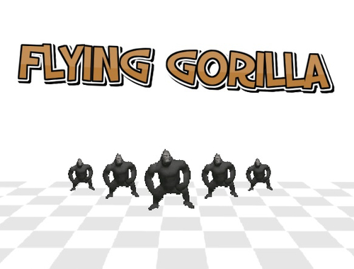 Permainan Flying Gorilla 3D  secara online